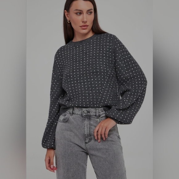 MARELLA Sweaters - Marella Molo Rhinestone Embalish Sweater NWT